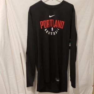 Nike Blazers Dri Fit Shoot Around Shirt Size XLT